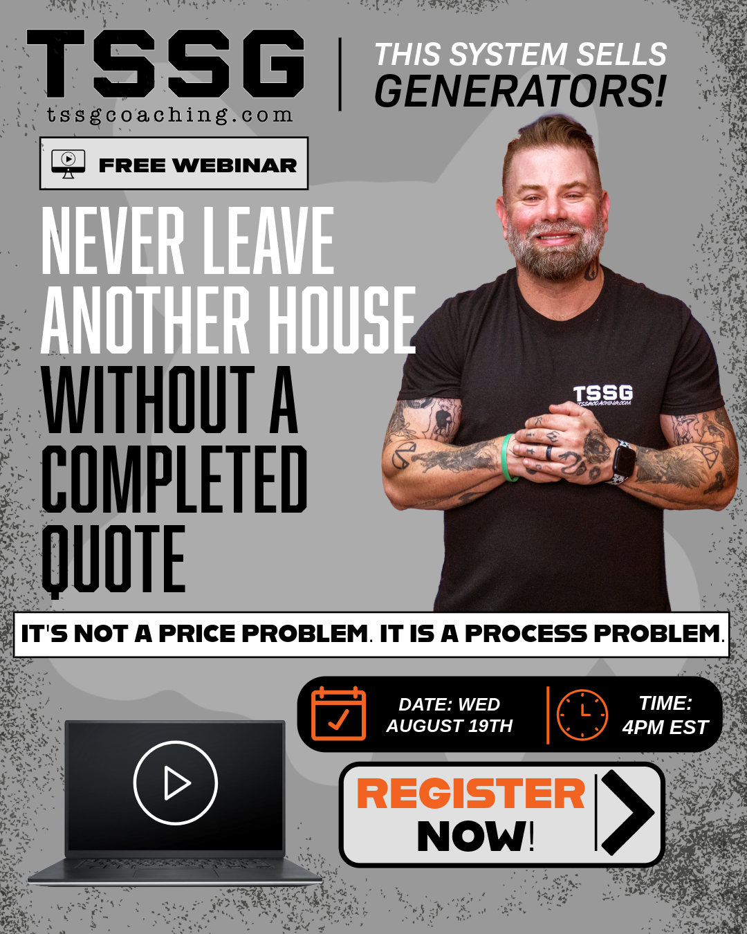 Free webinar: Never leave another house without a completed quote